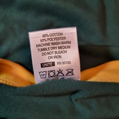 Vtg Don Alleson Athletic T-shirt V Neck Large Mens Size Cotton Blend Shirt Green