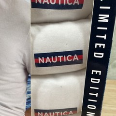 Nautica V-Neck T-Shirts Men’s S 34-36 White Cotton Limited Edition 4 Pack NWT
