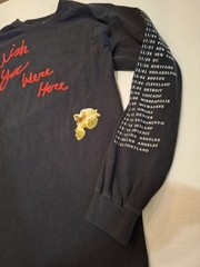 Travis Scott Astroworld Tour Merch Wish You Were Here Long Sleeve T-Shirt Size S