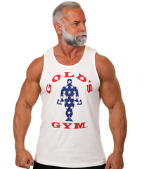 Gold’s Gym Tank Top Bodybuilding Fitness Sleeveless Shirt Muscle Workout Tee
