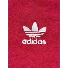 Adidas Originals Trefoil T-Shirt Large L Maroon White 3-Stripes Crewneck Cotton