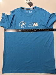 BMW M Motorsport Shirt Official Puma ESS MMS Logo Men’s Large New With Tags