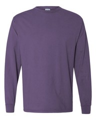 🔥 ComfortWash by Hanes Garment-Dyed Long Sleeve T-Shirt GDH200 Grape Soda 2XL
