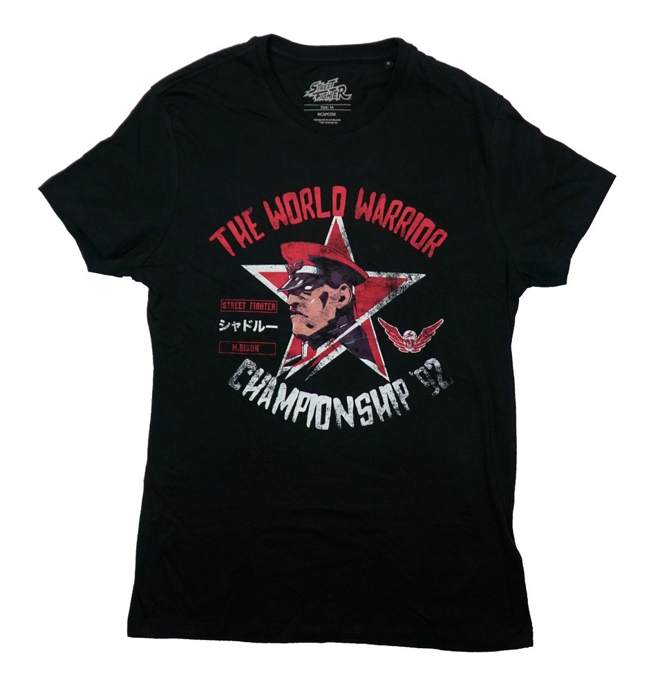 Street Fighter New Adult T-Shirt – The World Warrior Championship ’92 M.Bison