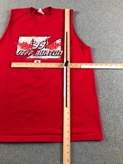 Vintage Alstyle Apparel Activewear Tank Top Shirt Mens XL Red Jeff Burton Citgo