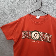 Mexico Shirt Adult 2XL XXL Orange Mazatlan Gecko Lizard Iguana Aztec Southwest