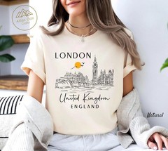London Unisex Shirt Travel Gift United Kingdom Trip Souvenir Tee