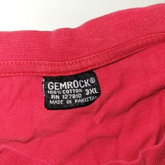 Y2K Gemrock Only God Can Judge Me T-Shirt Men’s Size 3XL Red