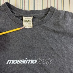 Vintage Mossimo Body Shirt Mens Large Limited Edition Gray Graphic Made USA Tee