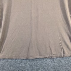 Unbranded Men’s Skull Print T-Shirt Tan 3XL Short Sleeve Crew Neck Straight Hem