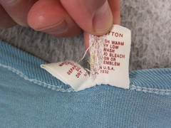 True Vintage Ozarks Shirt Mens Large Blue Lake Point View Resort 50s 60s Cotton