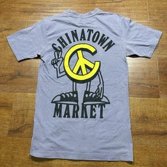 Chinatown Market T Shirt Mens S Pale Purple Short Sleeve Peace Sign City Modern