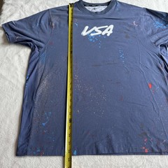 Nike Dri-FIT ADV USA Mens T-Shirt Breaking Blue FQ7114-491 Short Sleeve Large L
