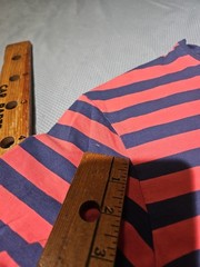 Polo Ralph Lauren Shirt Mens M Blue Pink Striped Preppy Pony Casual Pocket Tee