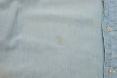Vintage Ralph Lauren Blake Shirt Mens Medium Blue Light Wash Denim Pony