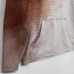 MOJO Sportswear Long Sleeve Hooded Shirt Brown Sport Fishing Men XX-Small