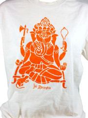 Ganesha T-Shirt – Hindu God Remover of Obstacles 100% Heavy Cotton Size M