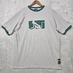 Y2K Drunknmunky Kangaroo Logo Ringer Tee Skater Streetwear Skater Men’s 2XL