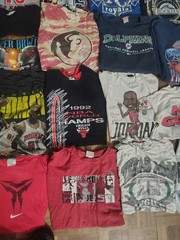 Bundle of 20 Sports Tees Vintage 80s 90s 00s and Modern Mixed Lot Mix Sizes