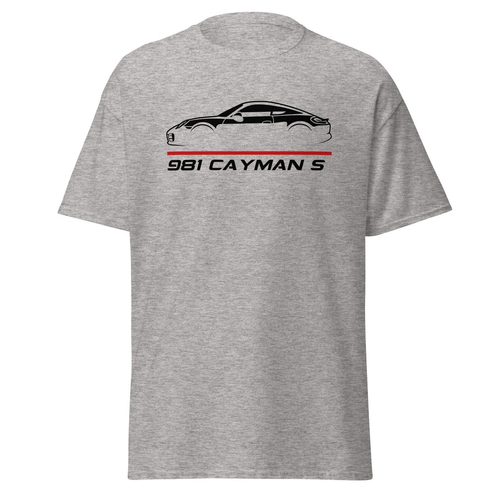 981 Cayman S Mid Engine Flat Six Boxer Graphic T-Shirt Gift
