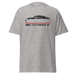 981 Cayman S Mid Engine Flat Six Boxer Graphic T-Shirt Gift
