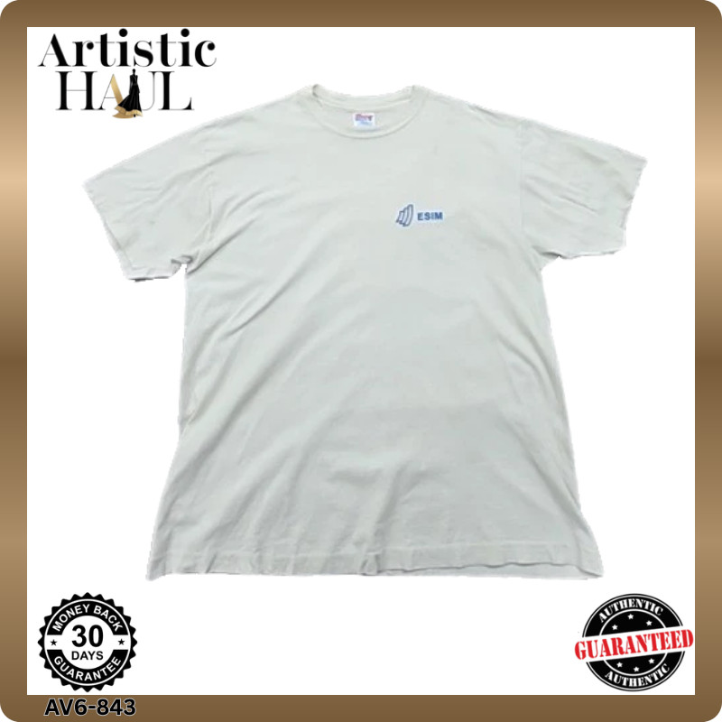 Hanes Beefy-T Men’s White T-Shirt Size XL Short Sleeve Cotton