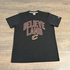 Homage Mens Cleveland Cavaliers T-Shirt Medium Gray BelieveLand Flawless B15
