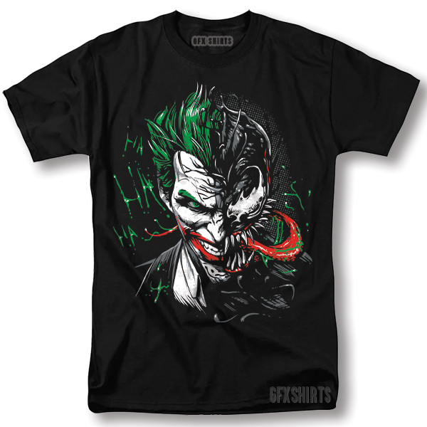 Joker Venom Shirt Dark Knight Classic Movie Heath Ledger promo design T-Shirt
