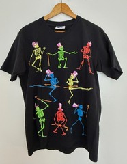 Online Ceramics Dancing Skeleton Grateful Dead Tshirt Medium Excellent condition