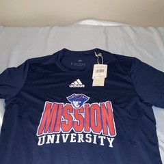 adidas Navy Blue Jersey Graphic Logo Short Sleeve Crew Neck Men’s T-Shirt Size S