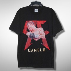 CANELO sz Medium PRO Athletic T Shirt Alvarez Boxing Graphic Gold “CANELO”