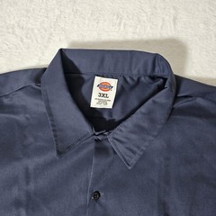 Dickies Work Shirt Mens 3XL Blue Original Fit Long Sleeve Button-Up 574NV NWT