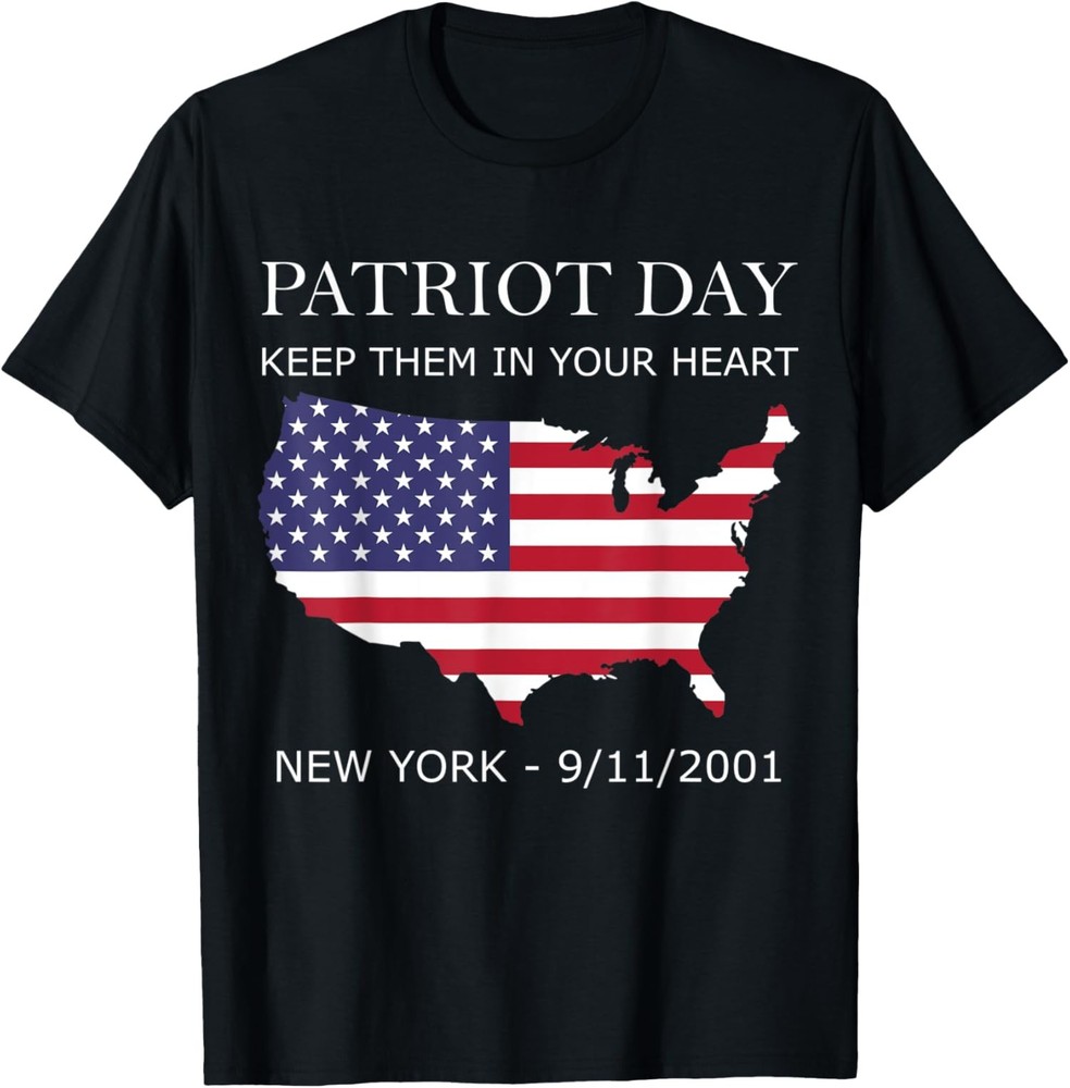 Memorial Quote USA Flag Patriots Day Tribute T-Shirt