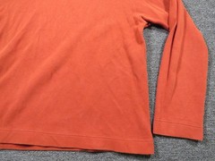 Gap Shirt Mens Large Orange Long Sleeve Crew Neck Classic Fit Casual Tee