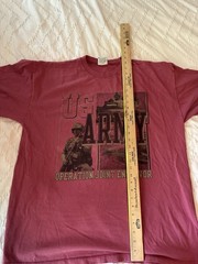 Vintage 90s US Army Operation Joint Endeavor Shirt XL Gear For Sports USA Made