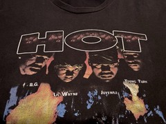 Vintage Hot Boys Rap Tee T-Shirt Lil Wayne Juvenile Young Turk BG