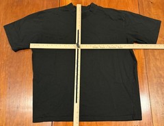BoohooMAN ManOfficial Boxy Fit Black Blank Staple Tee Mens L