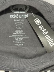 RARE Classic ECKO Unltd Rhino and Flames Dark Gray T-Shirt Size Large (L) NWT