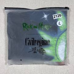 Civil Regime x Rick and Morty Future Misfit Rick 199X Oversized Tee Black Mens L