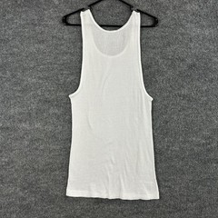 Stafford Tank Mens XL Dry+Cool Tagless Undershirt 4 Pack Ribbed White Basic