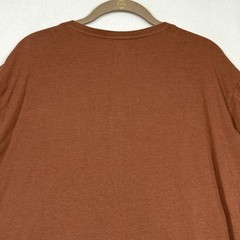 Free Fly Shirt Mens XL Henley Bamboo Blend Long Sleeve Rust Brown Minimalist