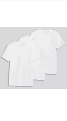 Jockey Generation Men’s Stay New Cotton 3pk Crew Neck T-Shirt – White, Medium