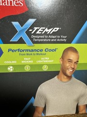 NEW** THREE **- 2PACKS OF MEN’S HANES PERFORMANCE COOL T-SHIRT size 2XL