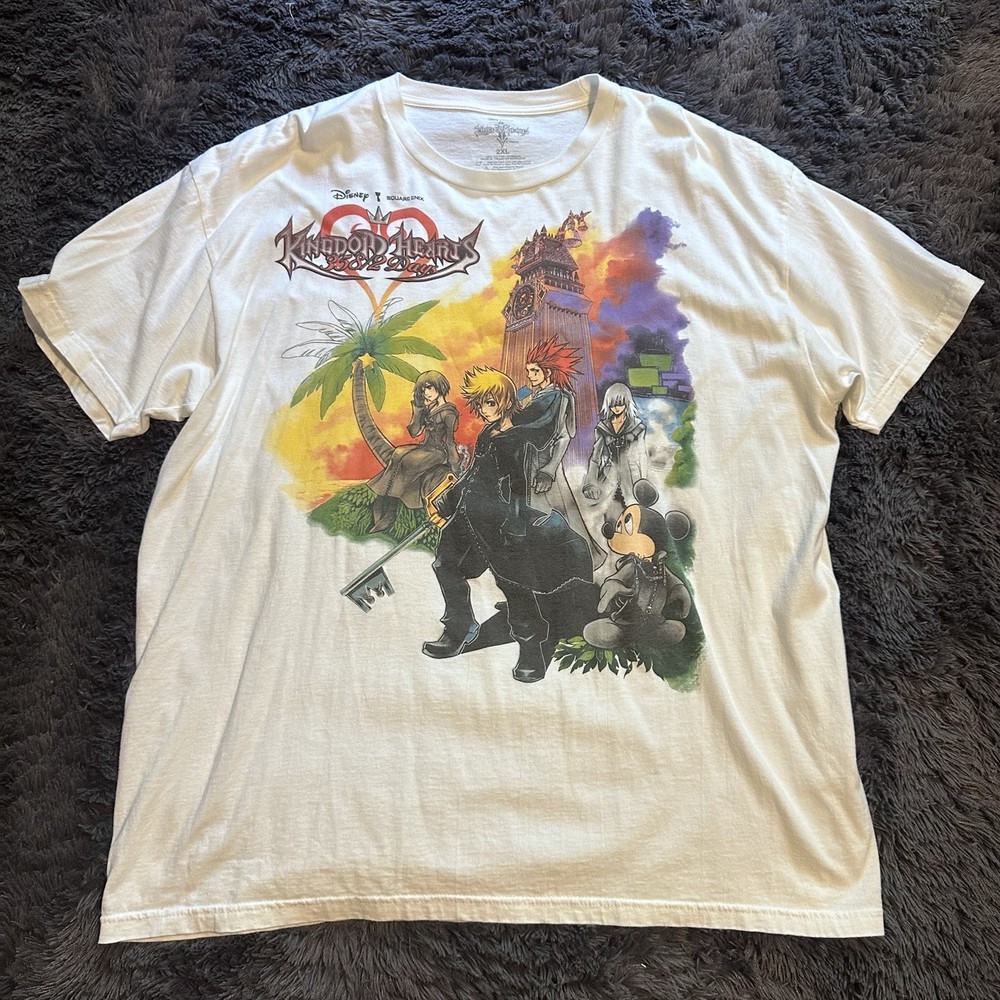 VERY RARE Disney Kingdom Hearts 358/2 T-Shirt Size XXL 2XL Japan Square Enix