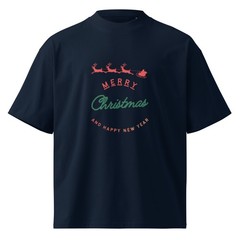 Unisex organic oversized high neck t-shirt