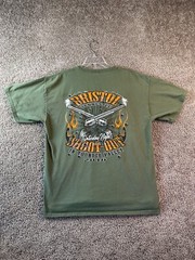 Tennessee Shoot Out Shirt Mens Extra Large Green Orange Thunder Valley FLAW