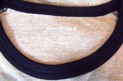 Sport Tek Men Short Sleeve Crew Neck T Shirt Size XL Navy Blue Gray New WHATEVER