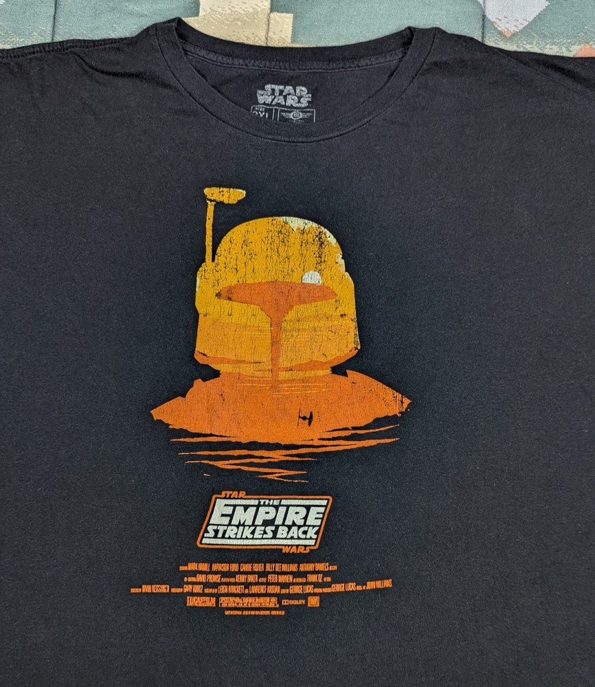 STAR WARS MAD ENGINE 2018 EMPIRE STRIKES BACK Boba Fett Graphic T-SHIRT 2XL