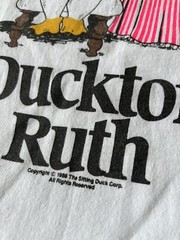 Vintage 1986 Ducktor Ruth Doctor You Vant To Tee Jays Graphic T Shirt Large 80’s