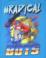 Transformers Men’s #Radical Bots More Then Meets The Eye Graphic T-Shirt